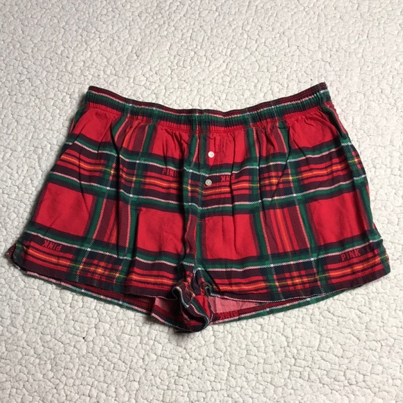PINK Victoria's Secret Other - PINK Victoria’s Secret Sleepwear Shorts Plaid Size Small